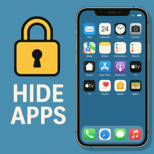 hide apps iphone