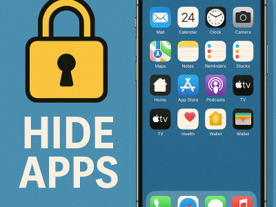 hide apps iphone