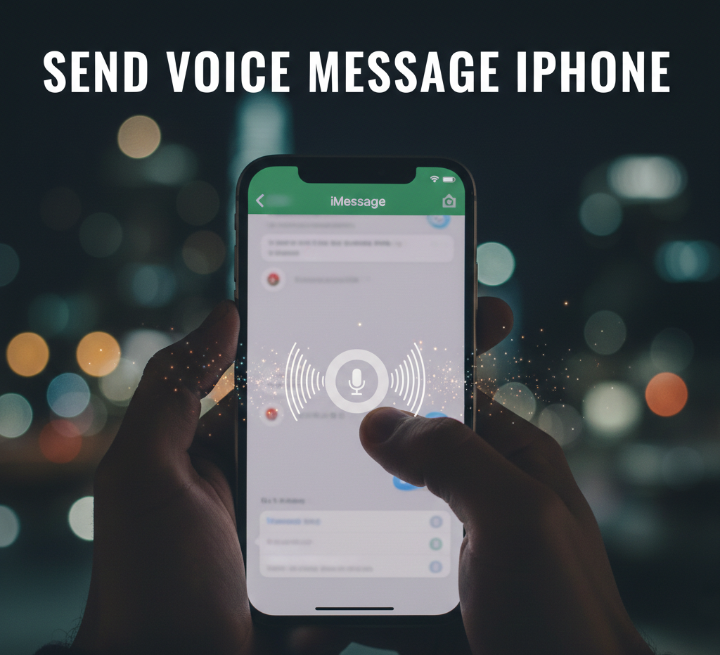Send Voice Message on Iphone