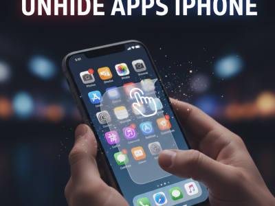 unhide apps on iphone