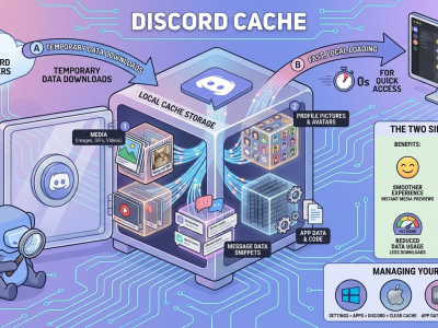 how to delete discord cache
